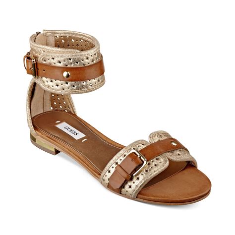 guess flat sandals for women.